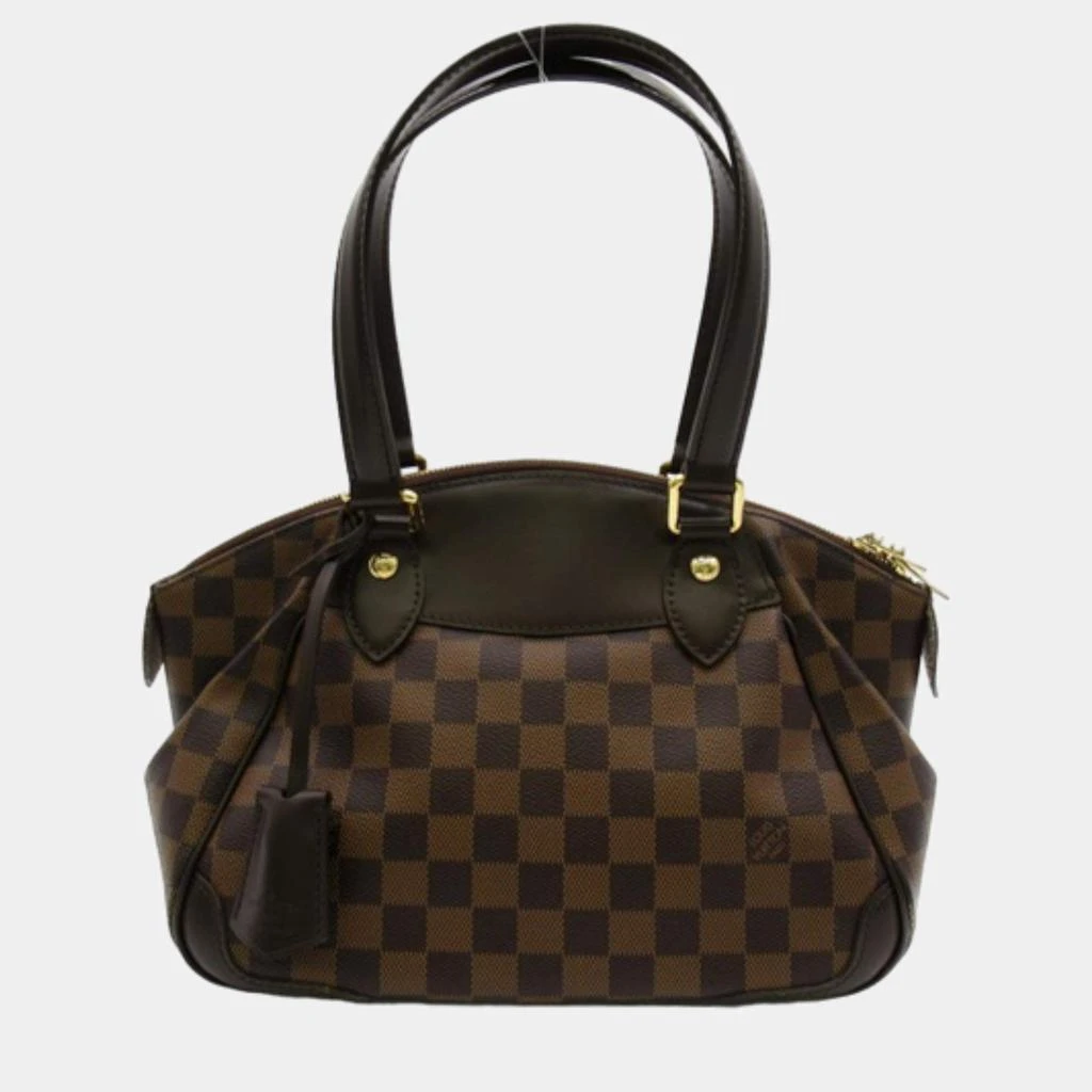 商品[二手商品] Louis Vuitton|Louis Vuitton Brown Canvas Damier Ebene Verona PM  Shoulder Bag,价格¥11782,第1张图片