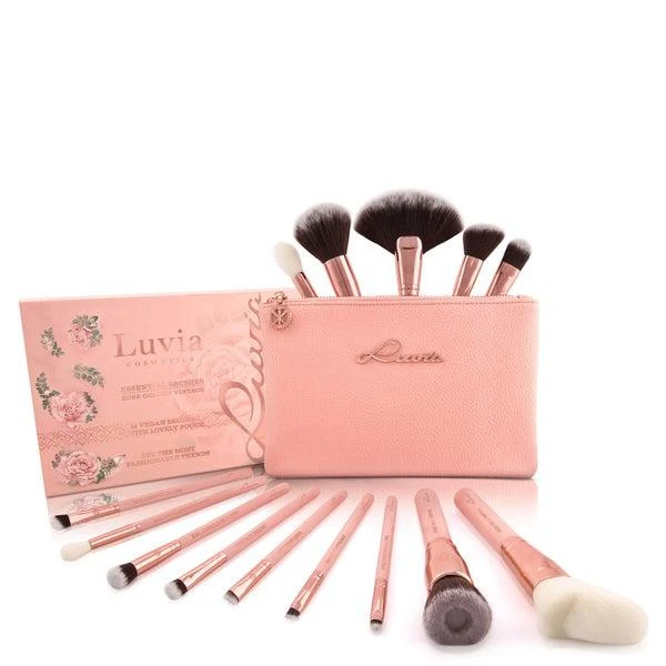 商品Lookfantastic|Luvia Essential Brushes Set - Rose Golden Vintage,价格¥661,第1张图片