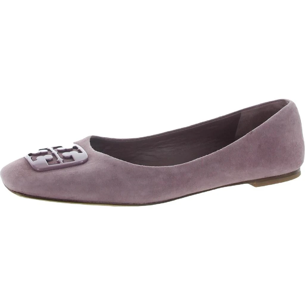 商品Tory Burch|Tory Burch Womens Georgia Suede Square Toe Ballet Flats,价格¥1530,第1张图片