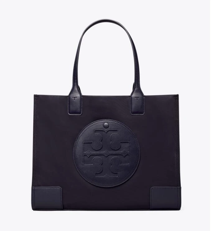 商品[国内直发] Tory Burch|汤丽柏琦 ELLA TB女包织物手提托特包女通勤底大号,价格¥1852,第1张图片