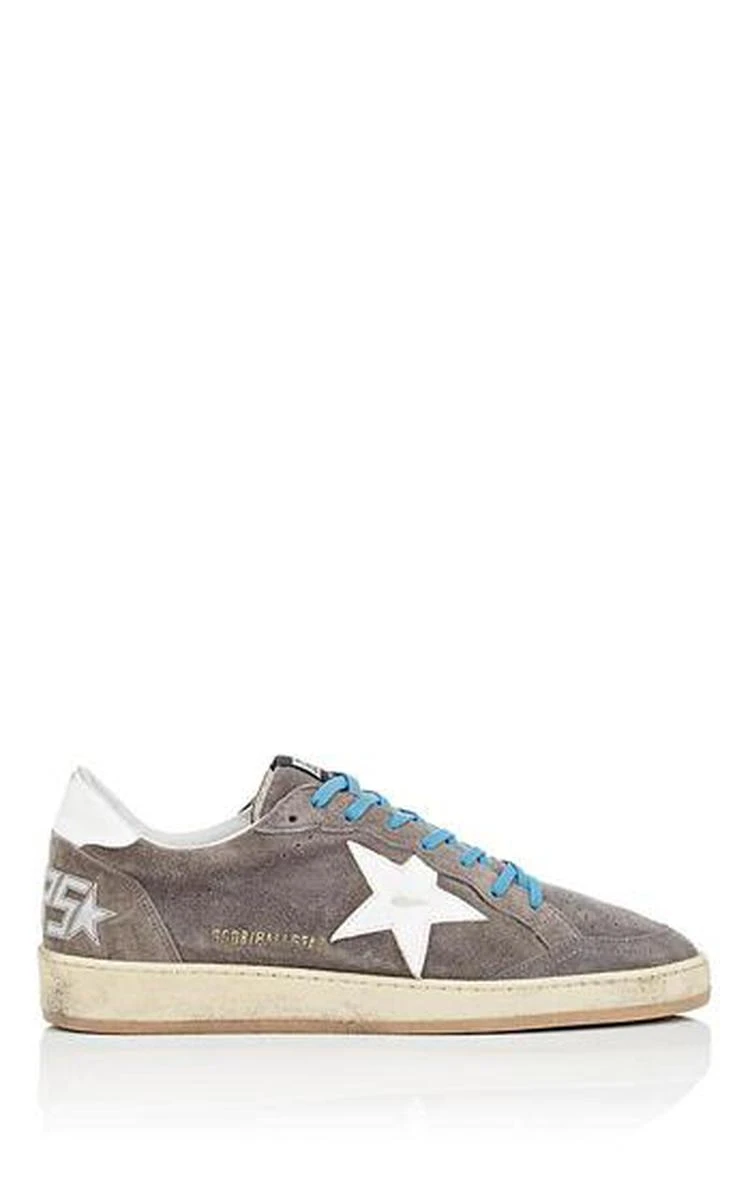 商品Golden Goose|Men's Ball Star Suede & Leather Sneakers,价格¥2003,第1张图片