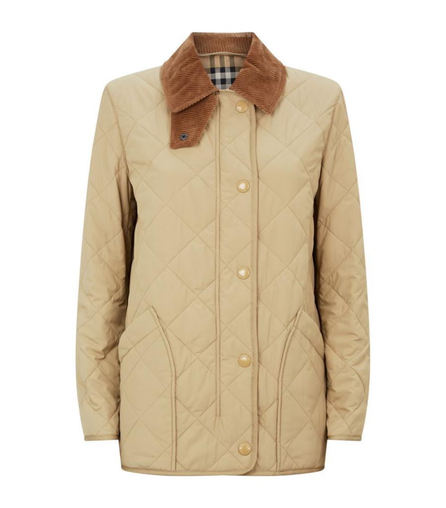 商品Burberry|diamond quilted barn jacket,价格¥7575,第1张图片