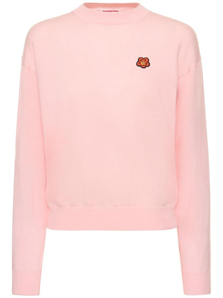 商品Kenzo|Boke Flower Crest Logo Wool Sweater,价格¥2813,第1张图片