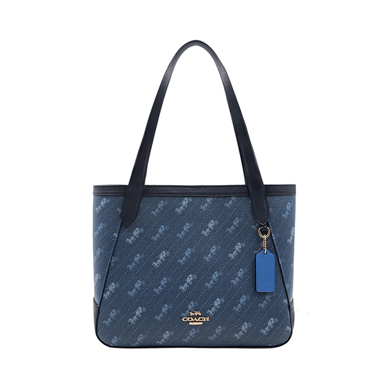 商品Coach|COACH 奥莱款中号女士PVC配皮单肩手提包 C4060IMDEN,价格¥1323,第1张图片