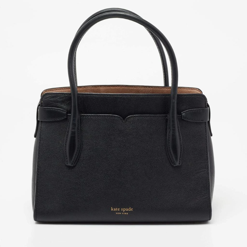 商品[二手商品] Kate Spade|Kate Spade Black Leather Toujour Tote,价格¥1235,第4张图片详细描述