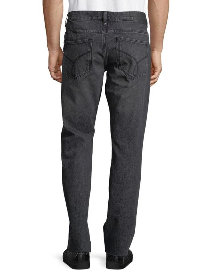 商品Calvin Klein|Distressed Straight-Leg Jeans,价格¥157,第2张图片详细描述