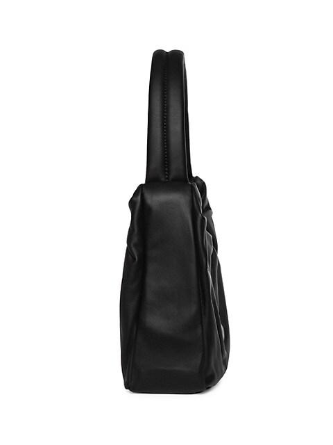 Felix Ruched Leather Top Handle Bag商品第2张图片规格展示