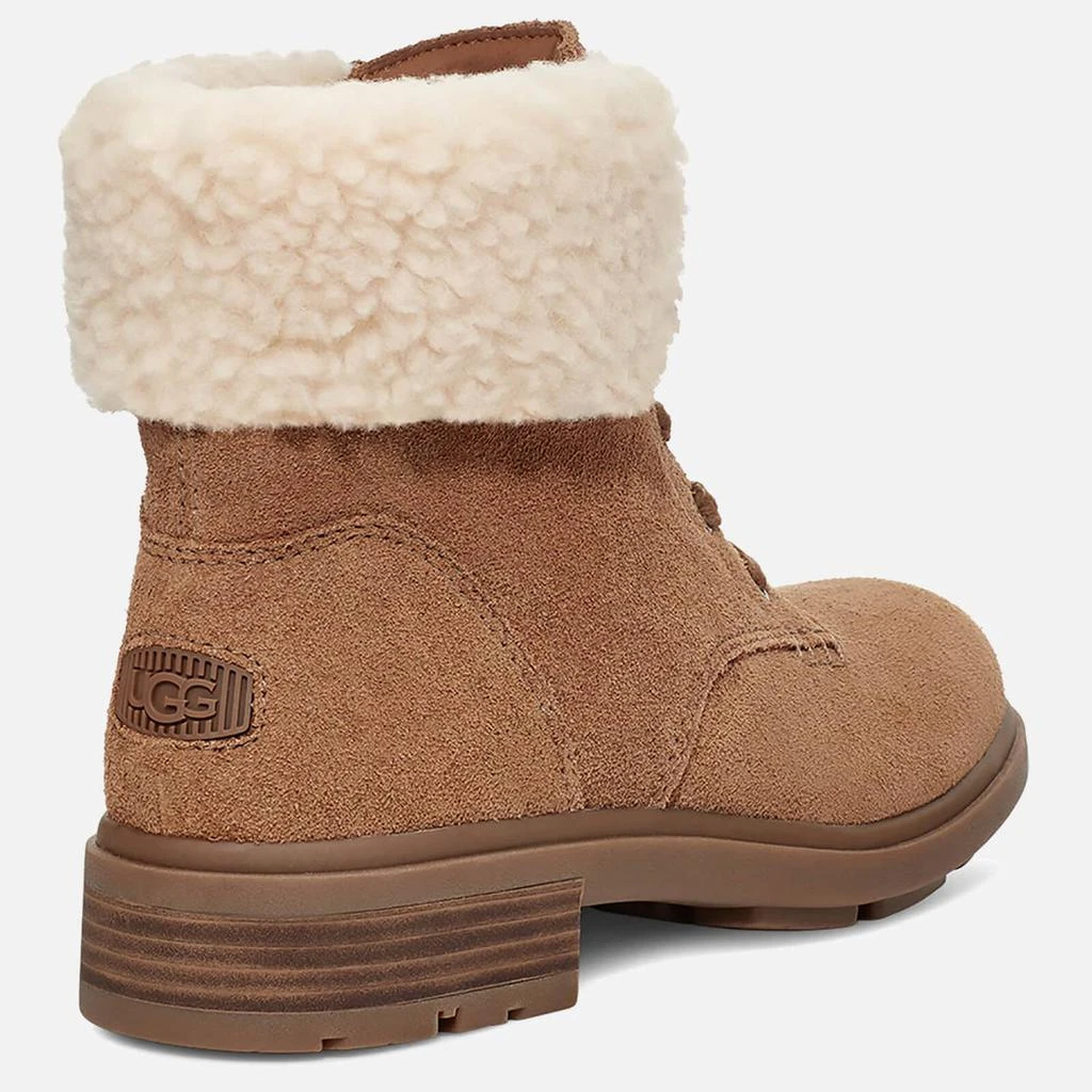 商品UGG|UGG WOMEN'S HARRISON LACE WATERPROOF SUEDE LACE UP BOOTS - CHESTNUT,价格¥853,第3张图片详细描述