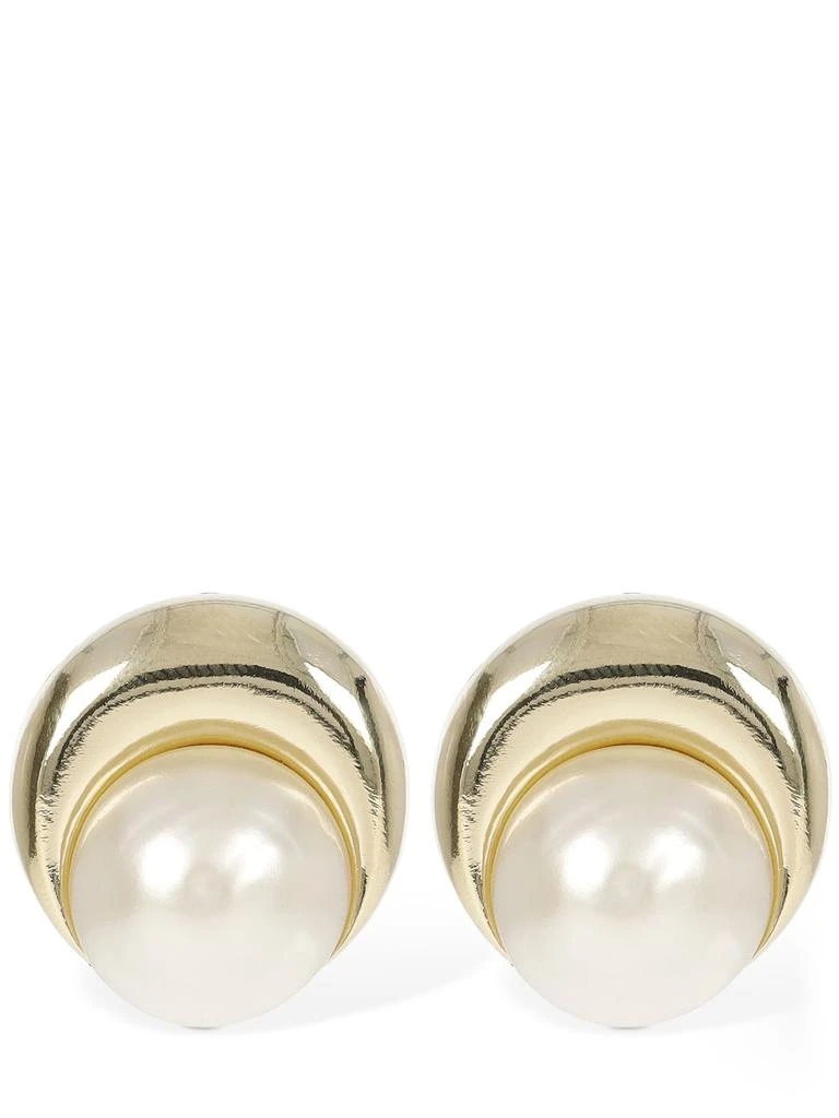 商品MARINE SERRE|Imitation Pearl Moon Earrings,价格¥1069,第1张图片