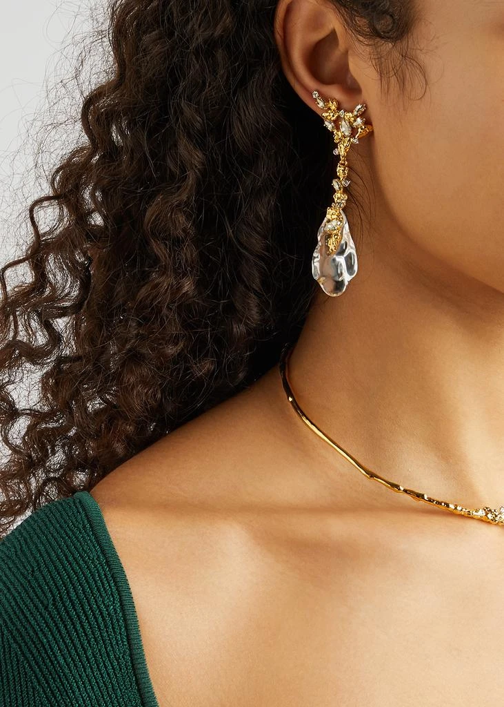 商品Alexis Bittar|Dream Rain Lucite and 14kt gold-plated earrings,价格¥3408,第2张图片详细描述