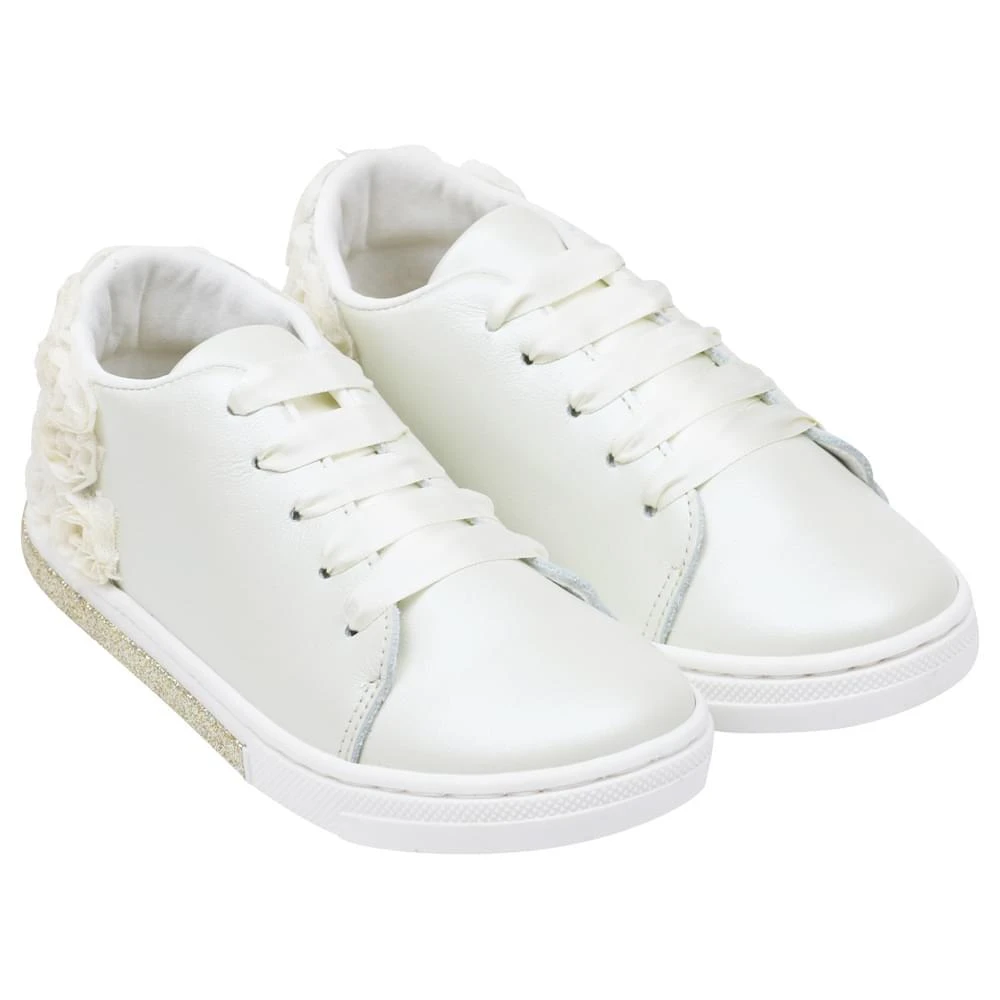 商品Babywalker|Ivory Flower Trainers,价格¥471,第2张图片详细描述