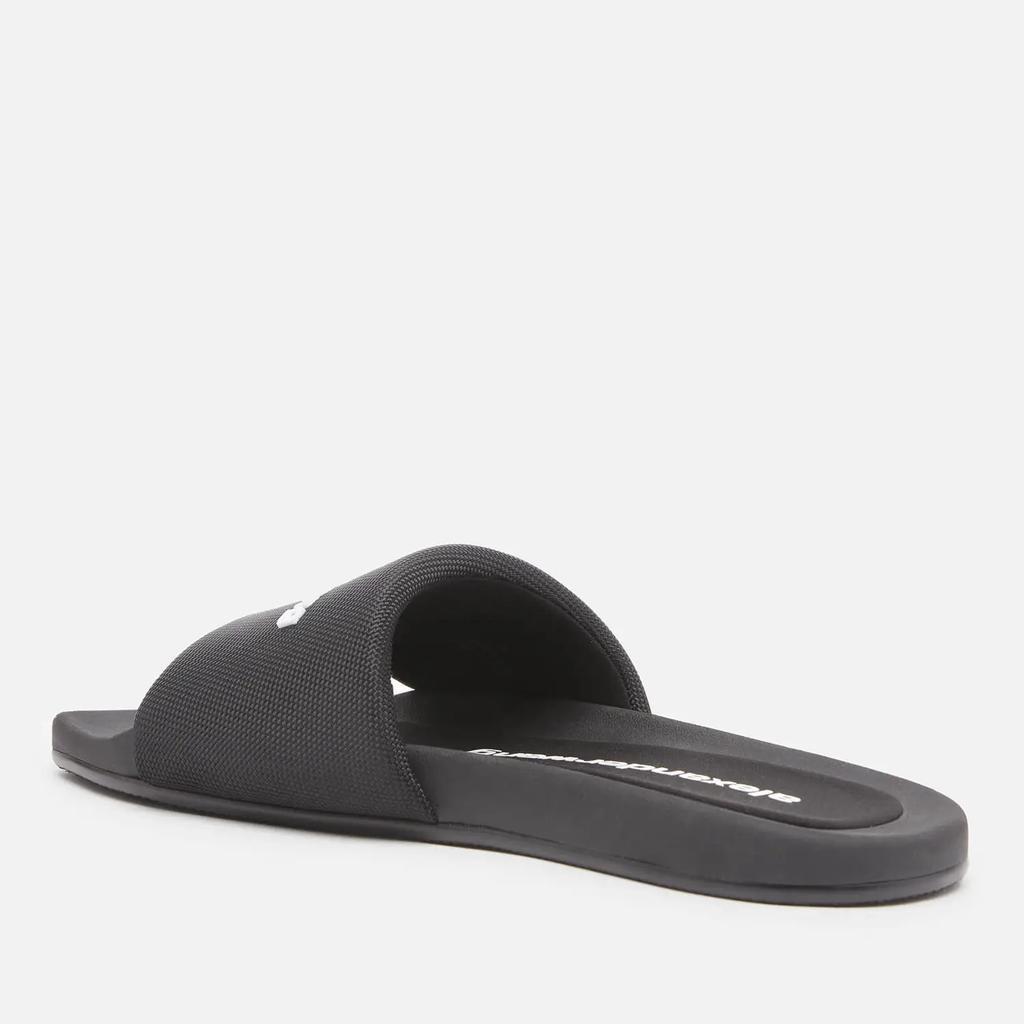 商品Alexander Wang|Alexander Wang Women's Nylon Pool Slide Sandals - Black,价格¥1951,第4张图片详细描述