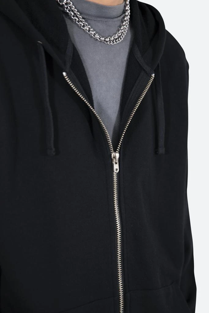 Laced Zip Up Hoodie - Black 商品