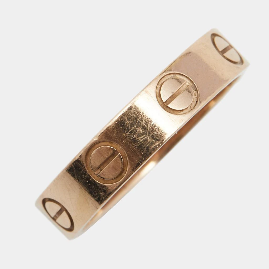商品[二手商品] Cartier| Cartier Love 18K Rose Gold Narrow Wedding Band Ring Size 47,价格¥4599,第3张图片详细描述