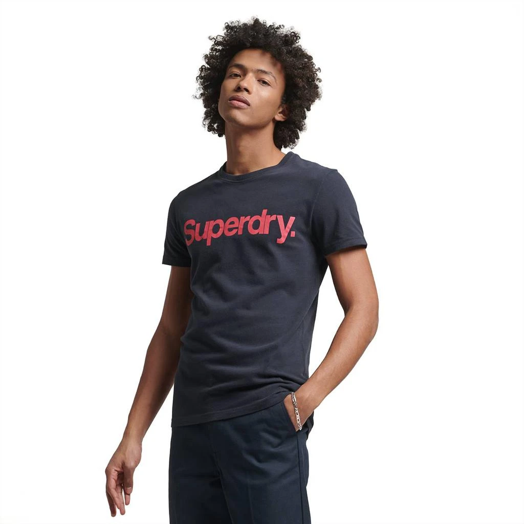 商品Superdry|Superdry Men's Organic Cotton Core Logo T-Shirt,价格¥167,第5张图片详细描述