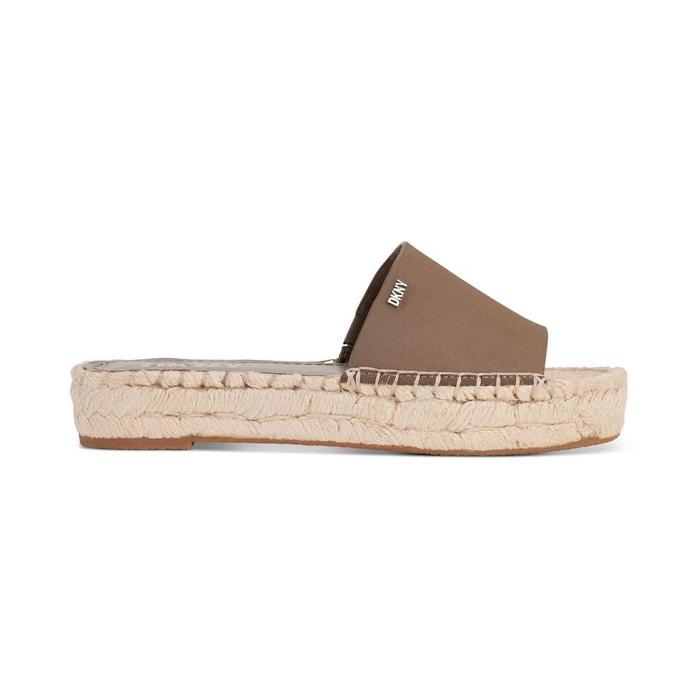 商品DKNY|Women's Camillo Slip-On Espadrille Platform Slide Sandals,价格¥488,第2张图片详细描述