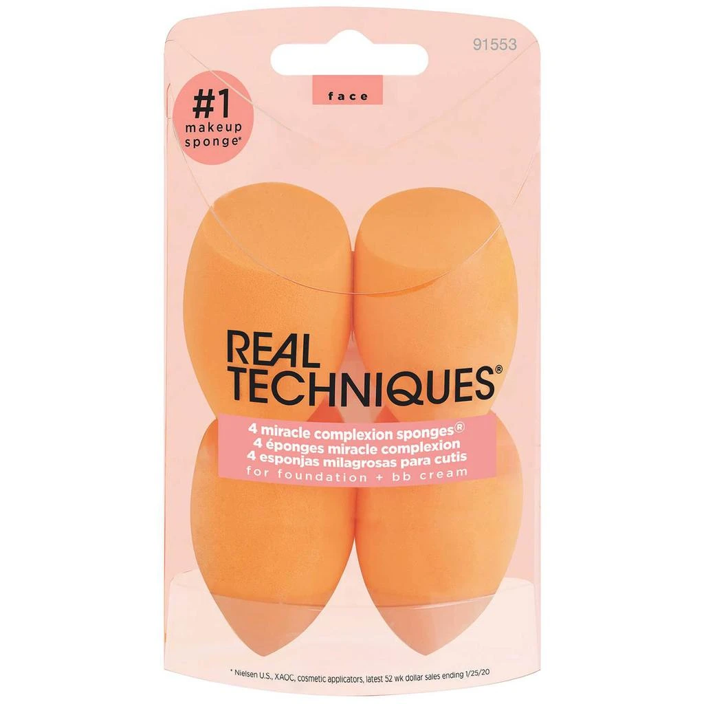 商品Real Techniques|Real Techniques 4 Miracle Complexion Sponges (Worth £28.00),价格¥169,第3张图片详细描述