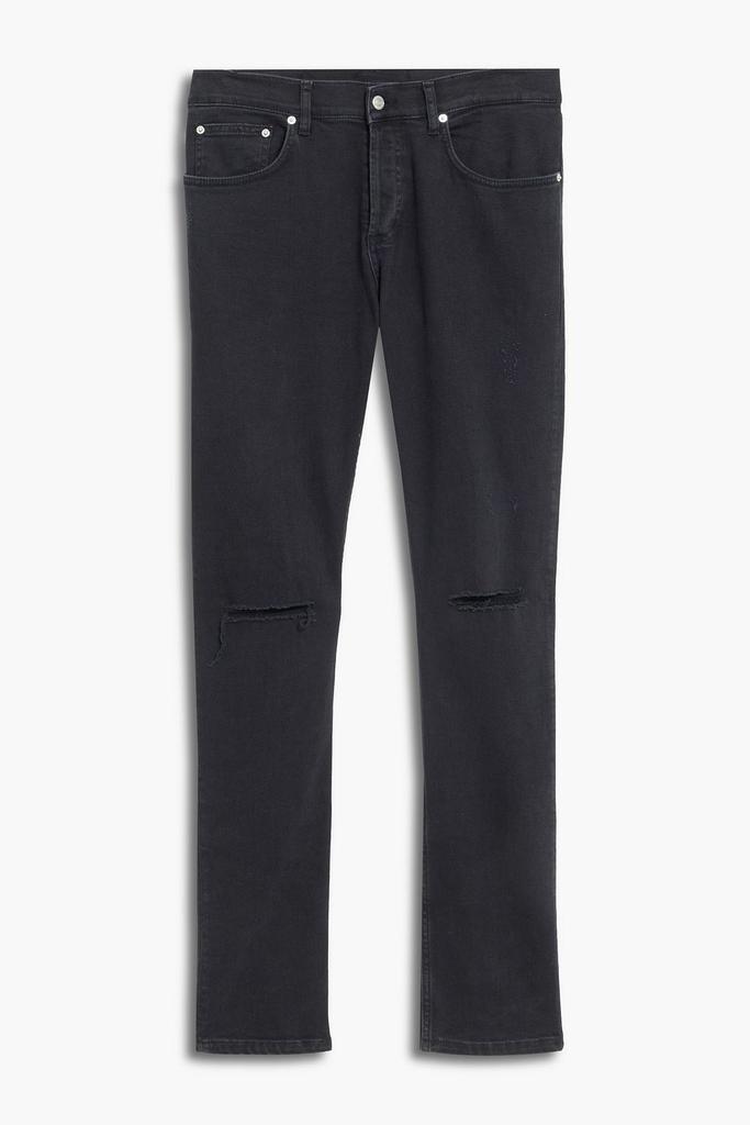 商品Sandro|Slim-fit distressed denim jeans,价格¥575,第1张图片
