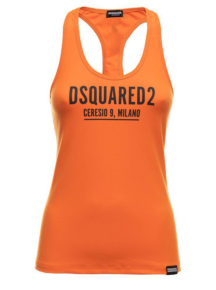 商品DSQUARED2|Dsquared2 Logo Printed Tank Top,价格¥766,第1张图片