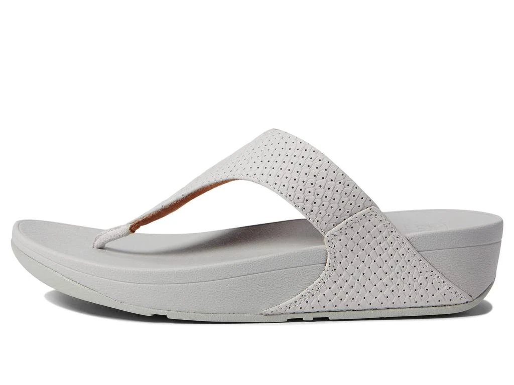 商品FitFlop|Lulu Perf Croc-Embossed Leather Toe Post Sandals,价格¥463,第4张图片详细描述
