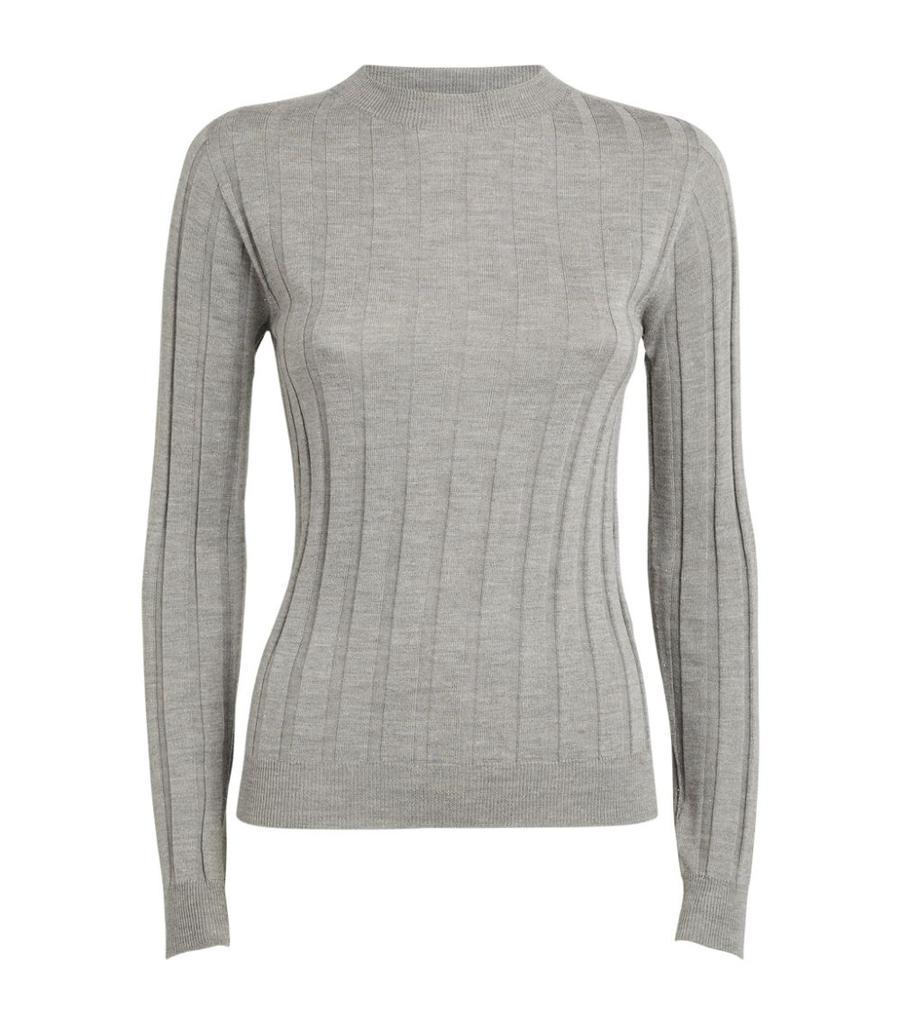 商品Peserico|Wool-Blend Ribbed Sweater,价格¥3049,第1张图片