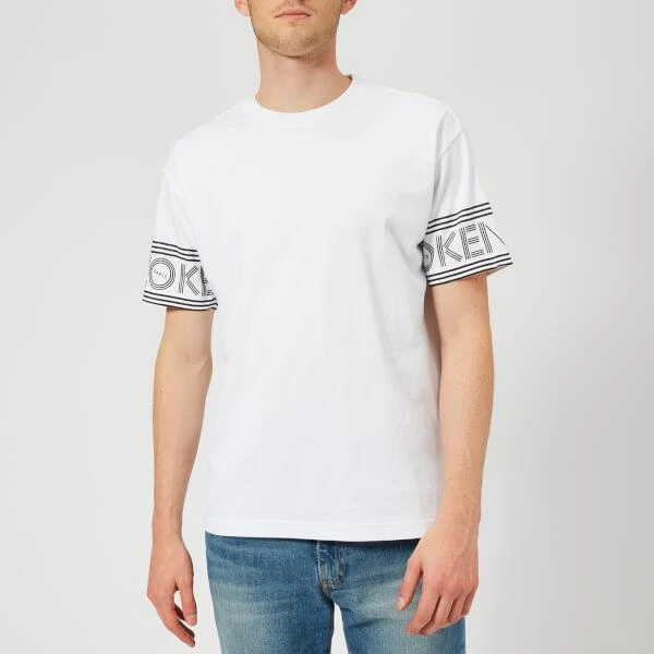 商品Kenzo|KENZO Men's Sleeve Logo T-Shirt - White T恤,价格¥496,第1张图片