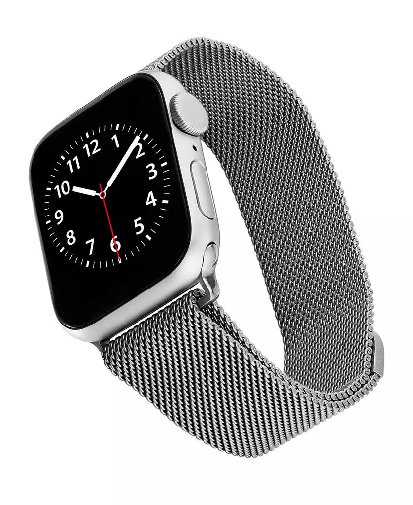 商品WITHit|Silver-Tone Stainless Steel Mesh Band designed for Apple Watch® 42mm (Series 10) & 38/40/41mm,价格¥112,第1张图片