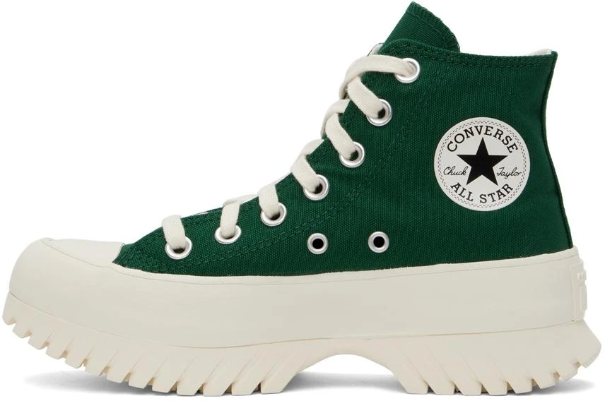 商品Converse|Green Chuck Taylor All Star Lugged 2.0 High-Top Sneakers,价格¥214,第3张图片详细描述