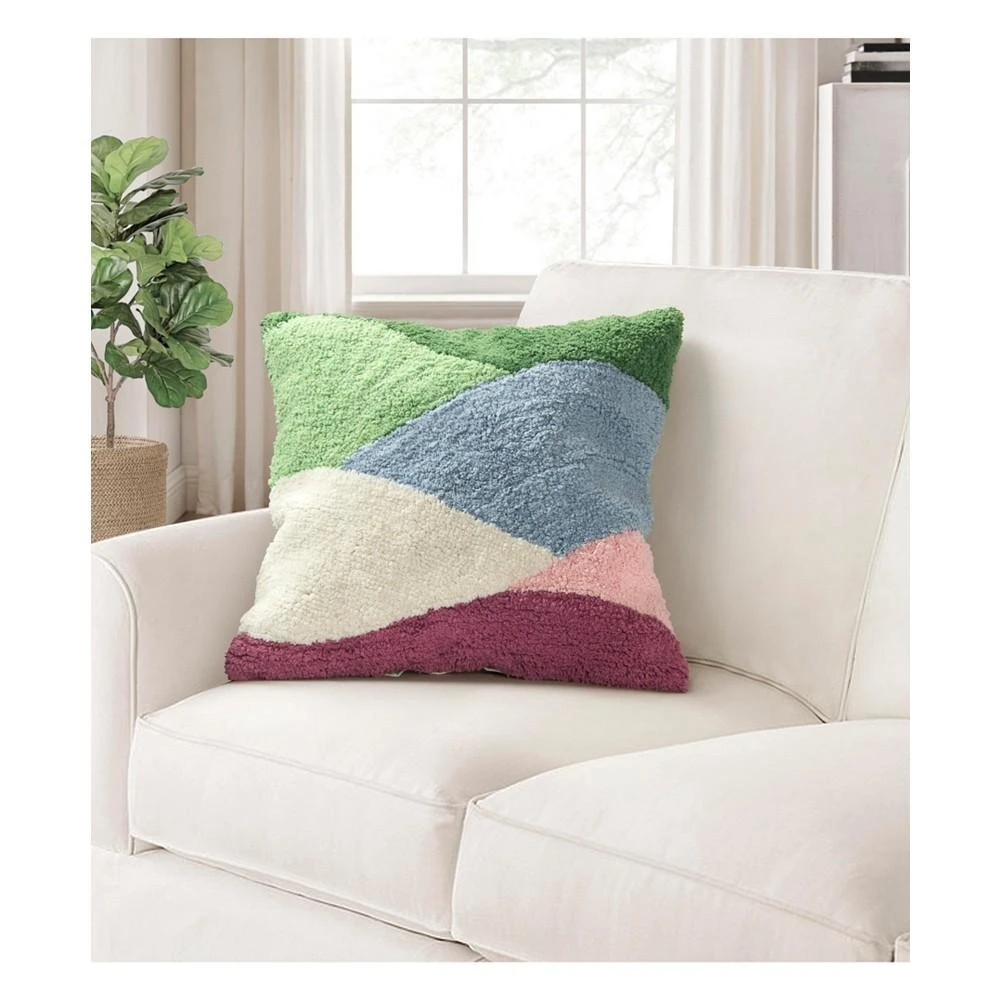 商品Lush Décor|Abstract Hills Decorative pillow, 18"x18",价格¥60,第3张图片详细描述