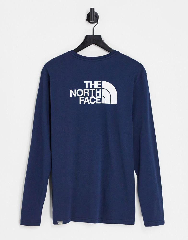 商品The North Face|The North Face Easy chest print long sleeve t-shirt in navy,价格¥256,第3张图片详细描述