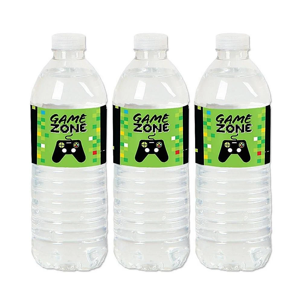 商品Big Dot of Happiness|Game Zone - Video Game Party or Birthday Party Water Bottle Sticker Labels 20 Ct,价格¥105,第1张图片