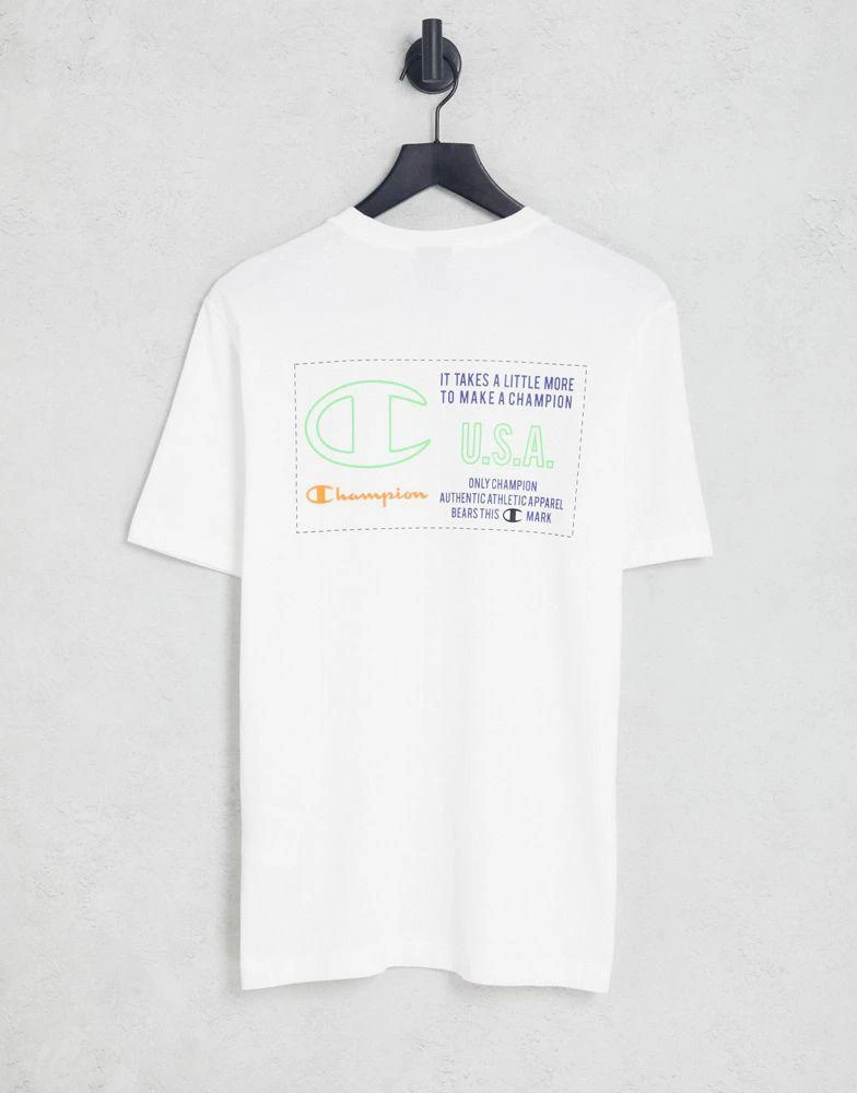 商品CHAMPION|Champion basketball t-shirt with back print in white,价格¥195,第1张图片