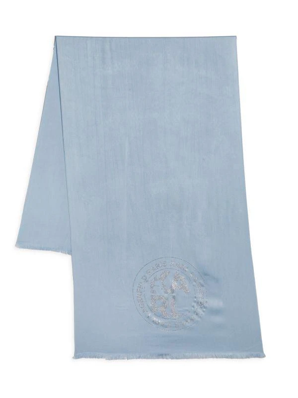 商品Karl Lagerfeld Paris|Krystal Karl Scarf,价格¥315,第1张图片
