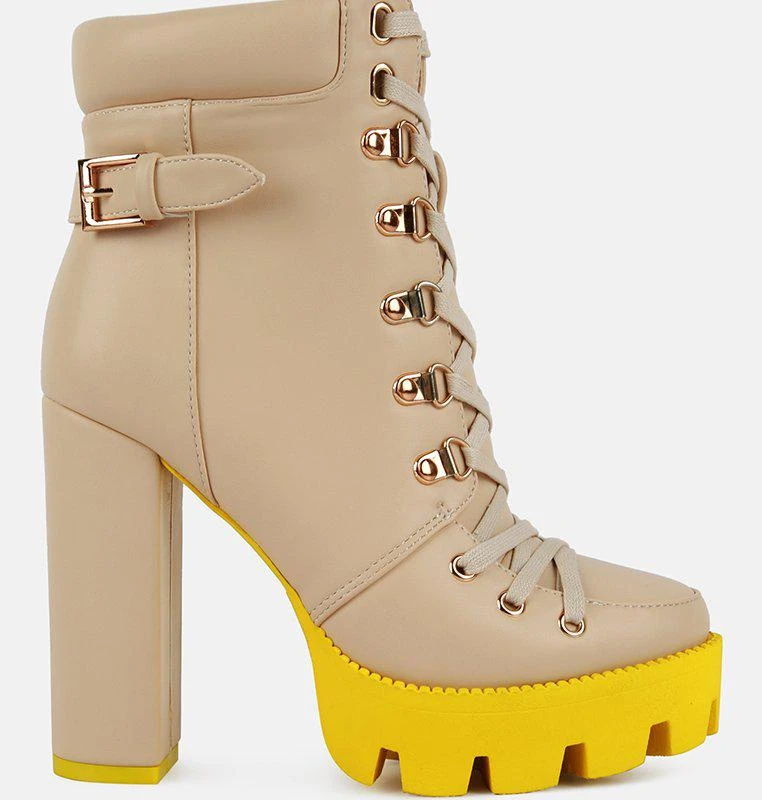 商品London Rag|Larch Cushion Collared Biker Boot,价格¥854,第1张图片