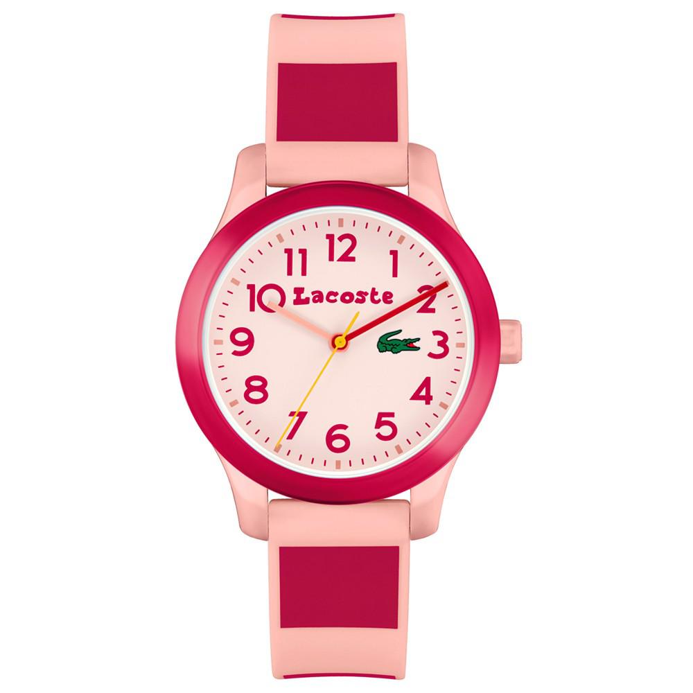 Kids' 12.12 Pink & Red Silicone Strap Watch 32mm商品第1张图片规格展示