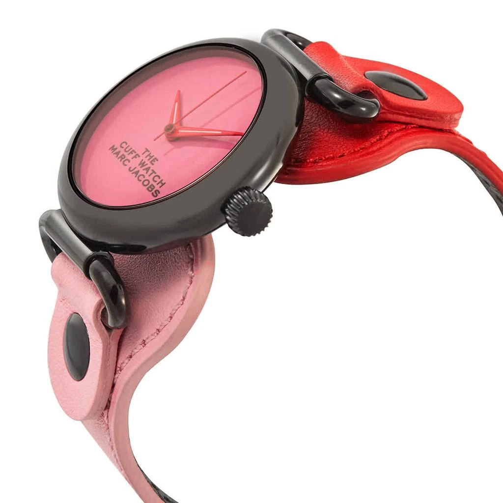 商品Marc Jacobs|The Cuff Quartz Pink Dial Ladies Watch MJ0120184726,价格¥376,第2张图片详细描述