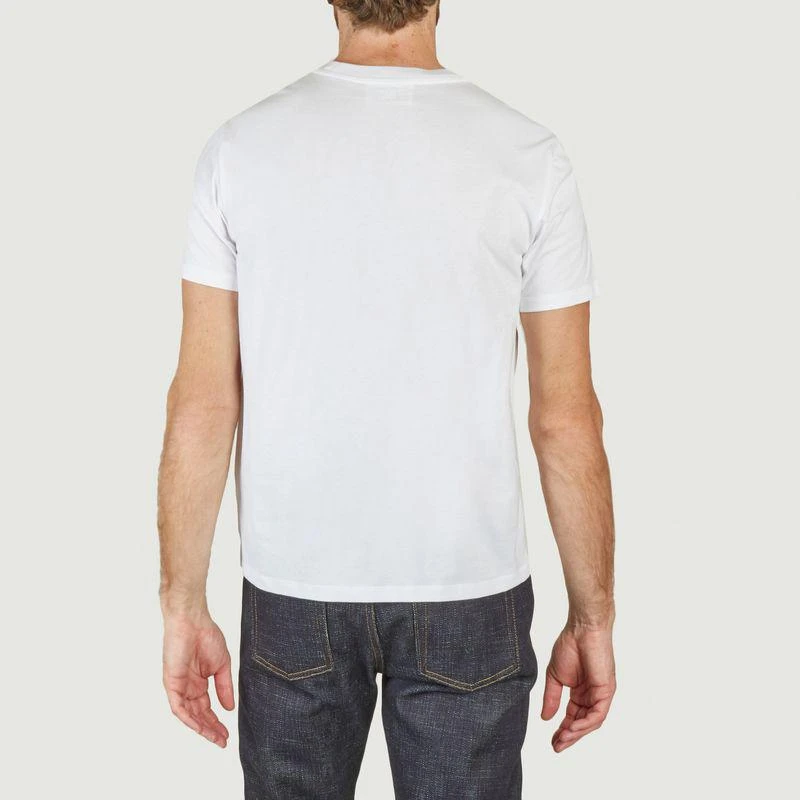 商品AMI|ADC T-shirt WOOL GABARDINE WHITE AMI PARIS,价格¥980,第3张图片详细描述