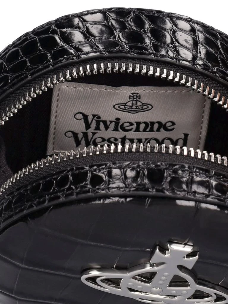 商品Vivienne Westwood|Mini Round Croc Embossed Crossbody Bag,价格¥3483,第5张图片详细描述