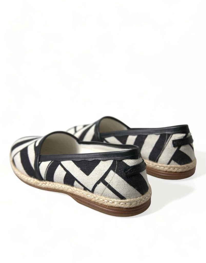 商品Dolce & Gabbana|Dolce & Gabbana Chic Striped Canvas Espadrilles,价格¥2217,第4张图片详细描述