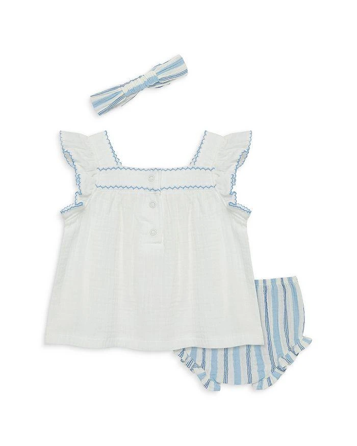 商品Little Me|Girls' Sprigs Cotton 2 Pc Sunsuit Set with Headband - Baby,价格¥168,第2张图片详细描述