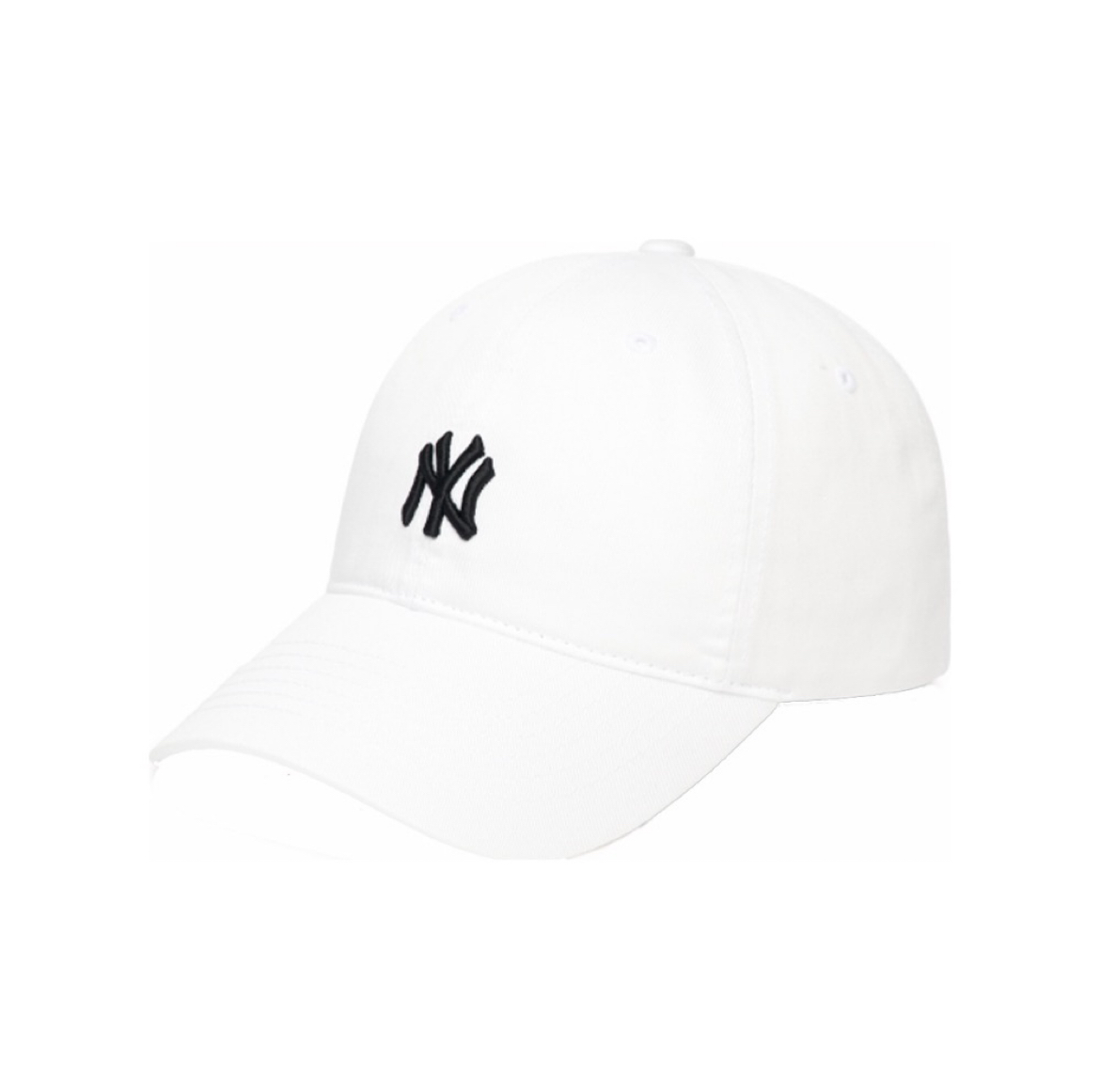 【享贝家】MLB 字母刺绣纯色棒球帽 男女同款 白色 3ACP770-1N-K0030-50WHS商品第1张图片规格展示