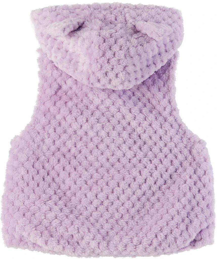 商品ANNA SUI MINI|SSENSE Exclusive Baby Purple Vest,价格¥267,第2张图片详细描述