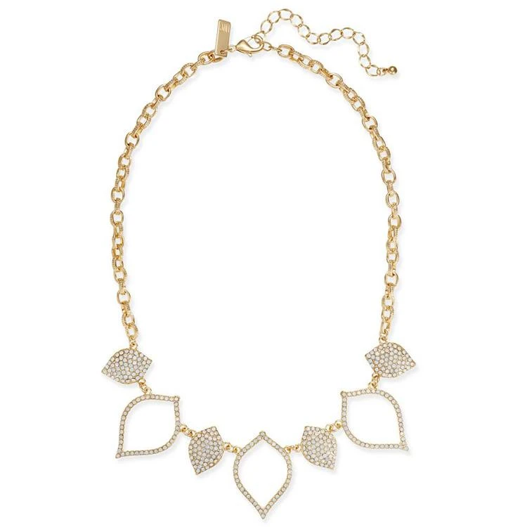 商品INC International|I.N.C. Gold-Tone White Stone Statement Necklace, Created at Macy's,价格¥82,第1张图片