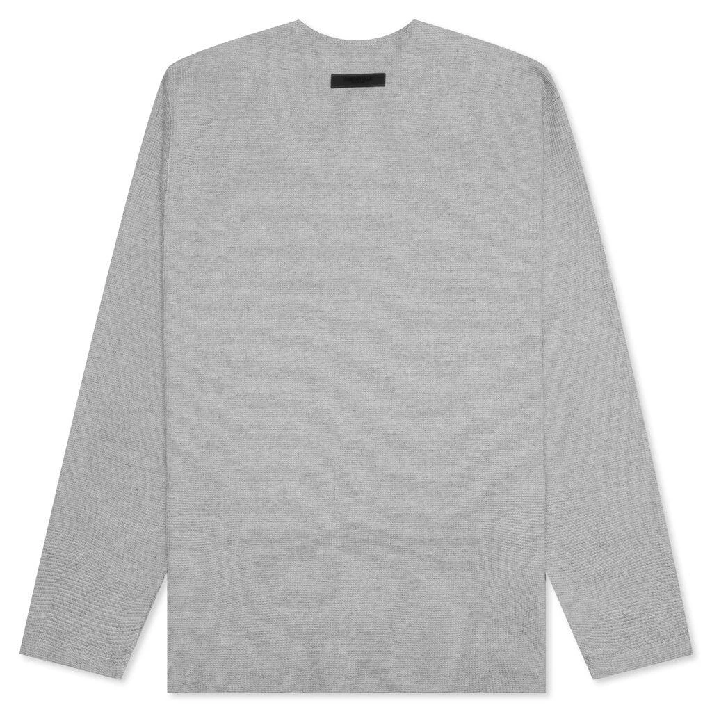 商品Essentials|Fear of God Essentials Henley Thermal Set - Dark Oatmeal,价格¥414,第3张图片详细描述