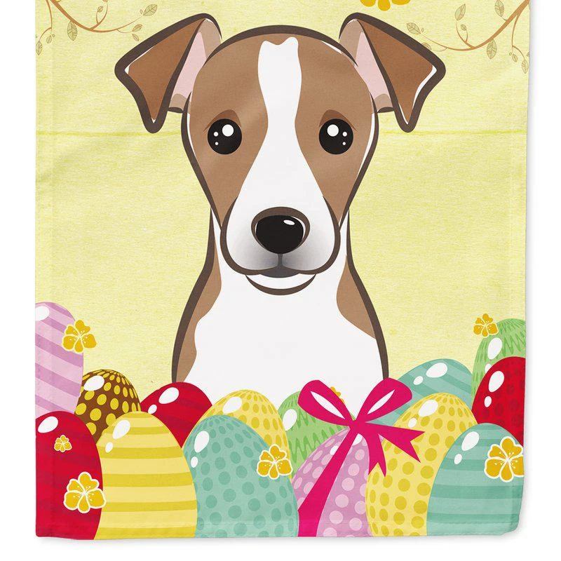 商品Caroline's Treasures|Jack Russell Terrier Easter Egg Hunt Garden Flag 2-Sided 2-Ply,价格¥137,第1张图片