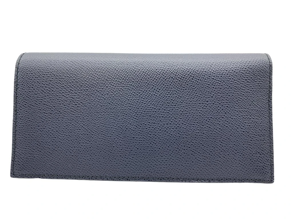 商品Bally|NEW Bally Mialiro Men's 6207481 Navy Leather Embossed Wallet MSRP,价格¥1723,第2张图片详细描述