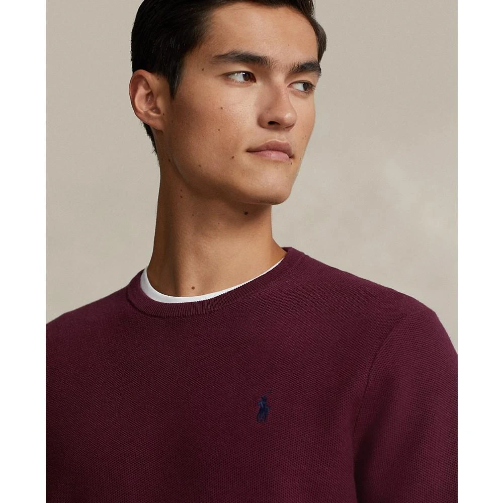 商品Ralph Lauren|Men's Textured Cotton Crewneck Sweater,价格¥614,第3张图片详细描述