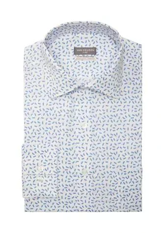 商品Van Heusen|Heusen Mens Ultra Wrinkle Free Stretch Collar Shirt,价格¥226,第1张图片