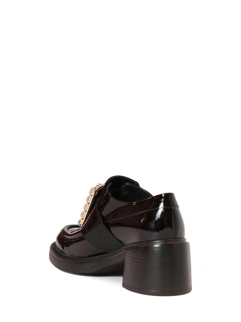 商品Roger Vivier|60mm Viv Rangers Patent Leather Loafers,价格¥13116,第2张图片详细描述