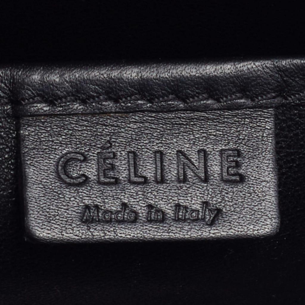 Celine Tri Color Leather and Suede Nano Luggage Tote商品第8张图片规格展示